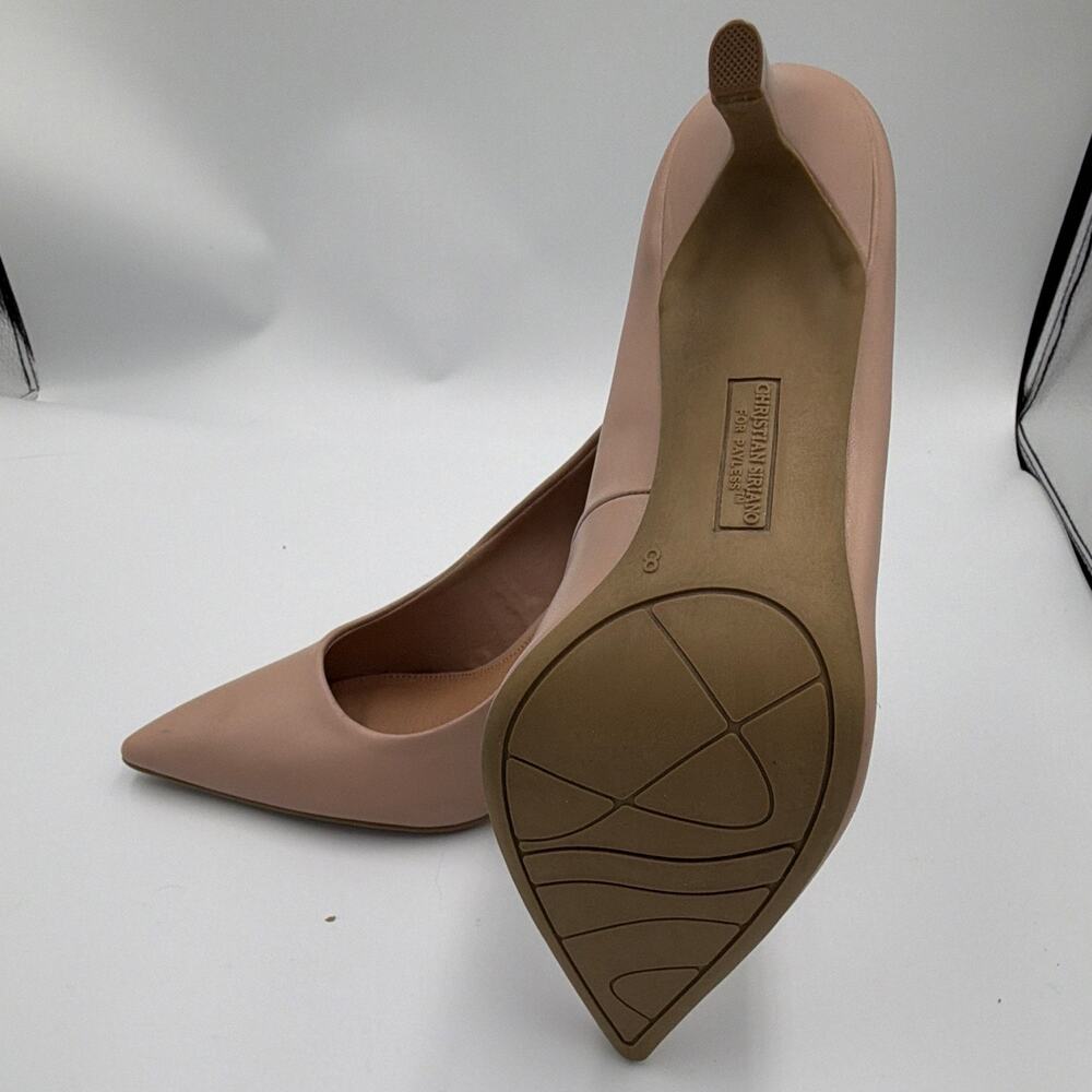 Christian Siriano Women’s Beige Pointed Toe Stiletto Pumps Slip-On US 8 - Picture 6 of 7
